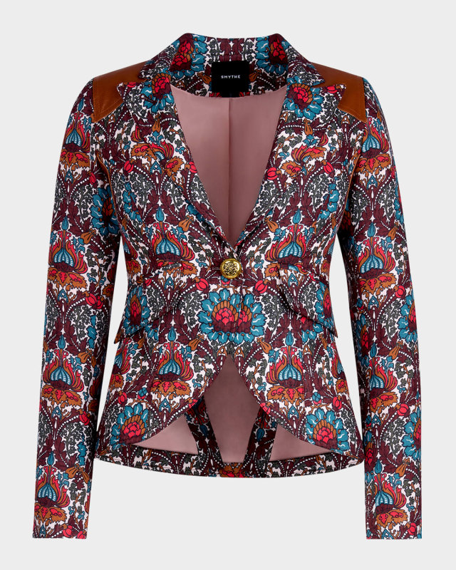 Wallpaper Rifle-Patch One-Button Blazer